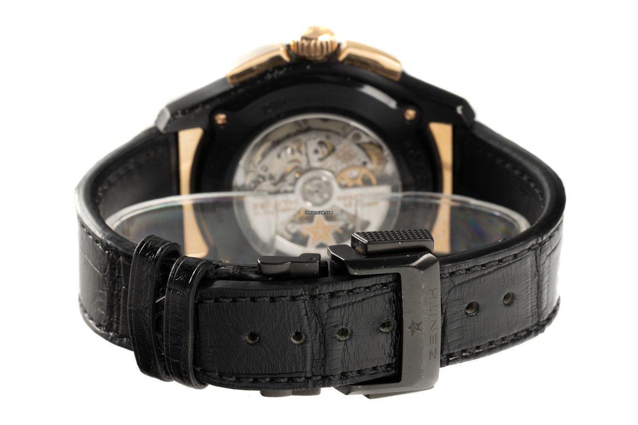 Zenith El Primero Stratos Flyback Mens watch Unisex Automatic Gold Steel 85.2060.405 23.C714 6