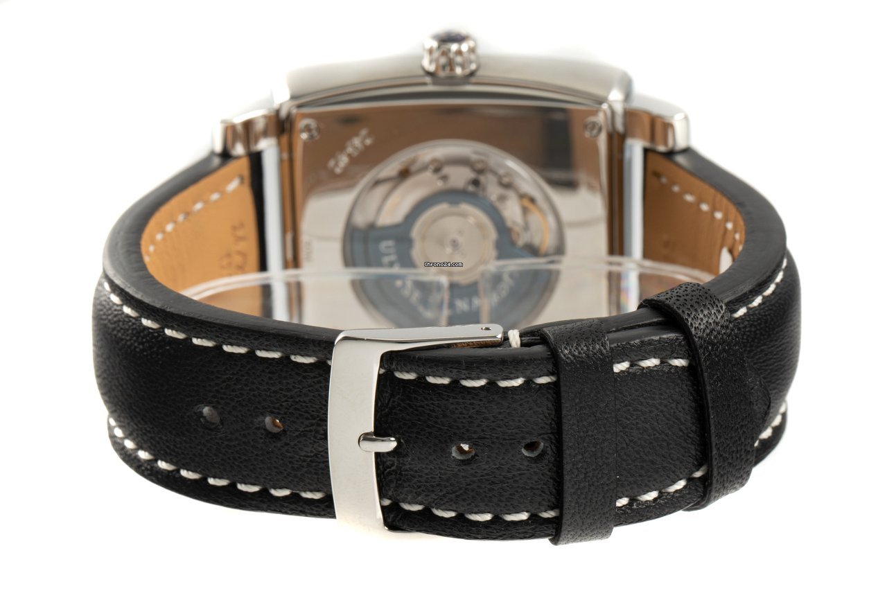 Ulysse Nardin Quadrato Dual Time Mens watch Unisex Automatic Steel 243-92 6