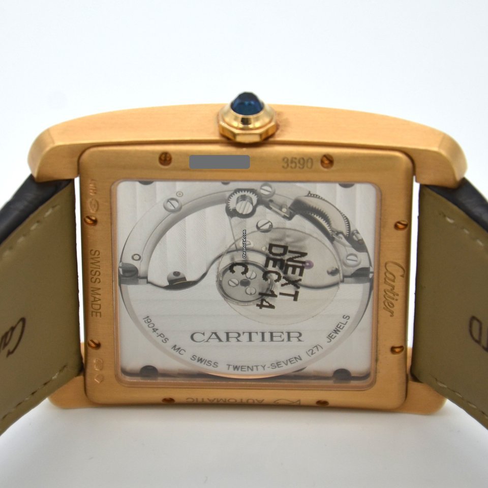 Cartier Tank MC Mens watch Unisex Automatic Rose gold W5330001 6