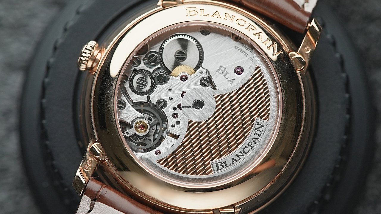 Blancpain Villeret Quantieme Complet Mens watch Unisex Automatic Rose gold 6639-3637-55b 6