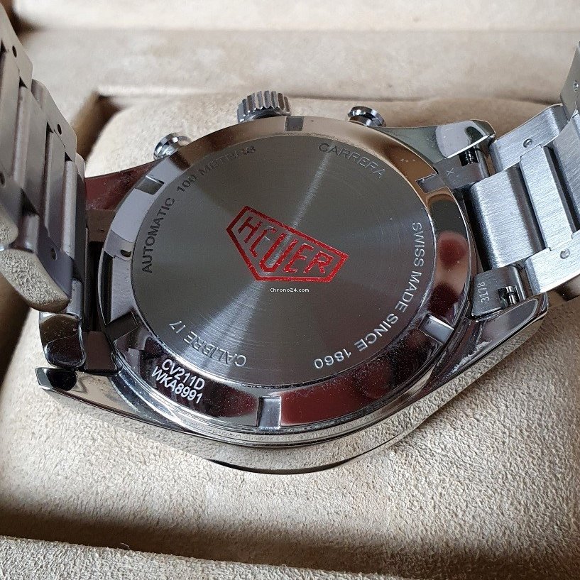 TAG Heuer Carrera Calibre 17 Mens watch Unisex Automatic Steel CV211D.BA0739 6