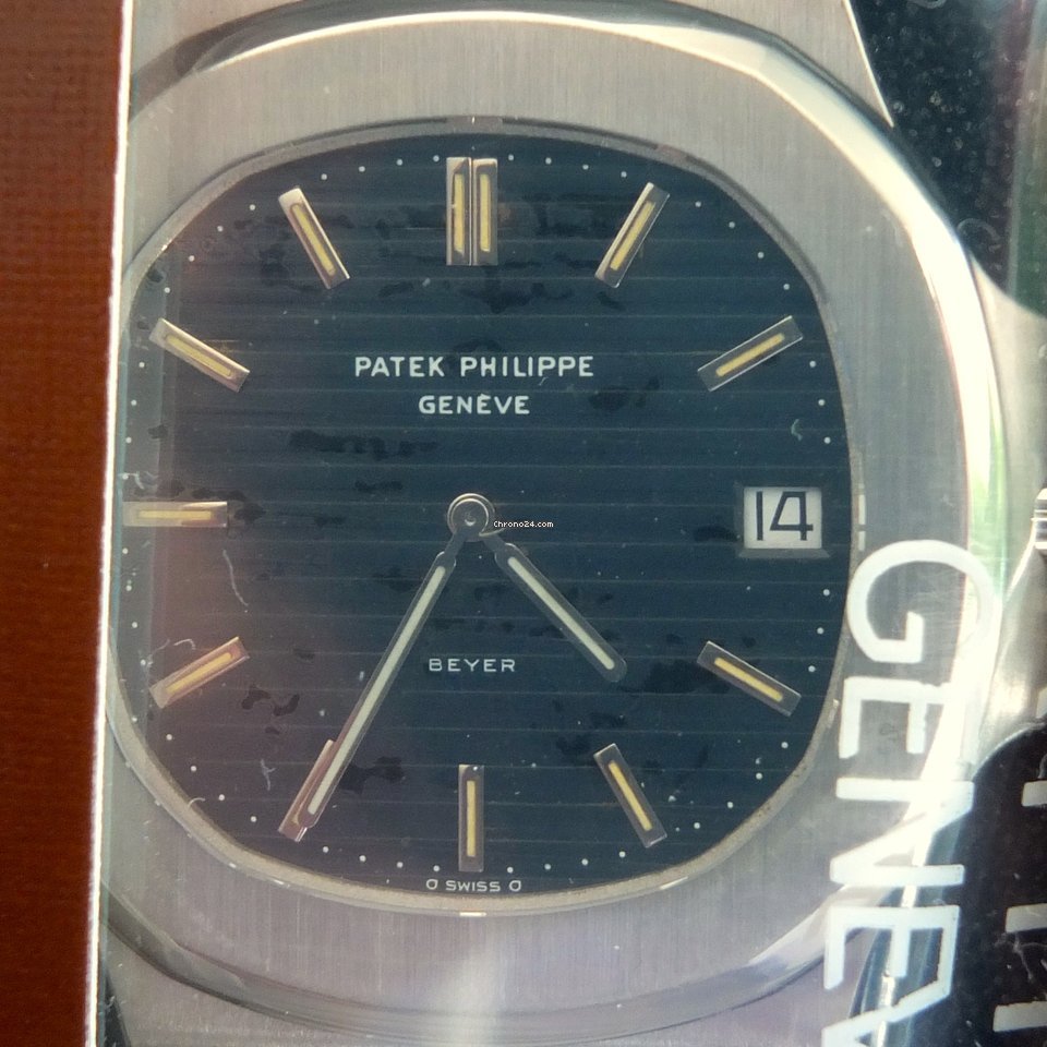 Patek Philippe Nautilus Mens watch Unisex Automatic Steel 3700 PP Nautlius Jumbo Stahl Beyer + 3700 GG G1belin -41mm Sammlerpaket 6