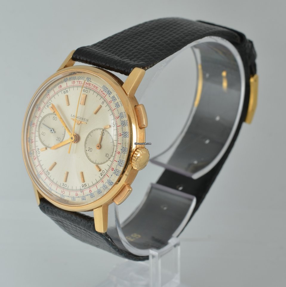 Longines Mens watch Unisex Manual winding Rose gold 7414 6