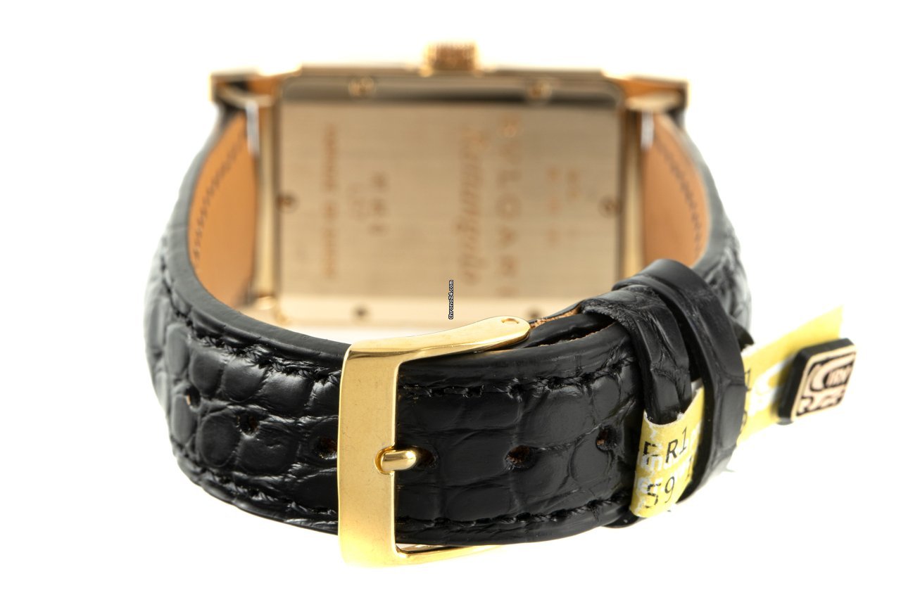 Bulgari Rettangolo Mens watch Unisex Automatic Yellow gold RT45G 6