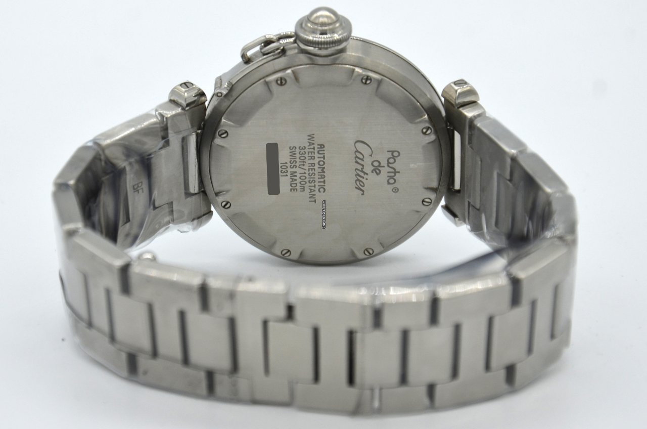 Cartier Pasha C Mens watch Unisex Automatic Steel 1031 	W31010M7 6