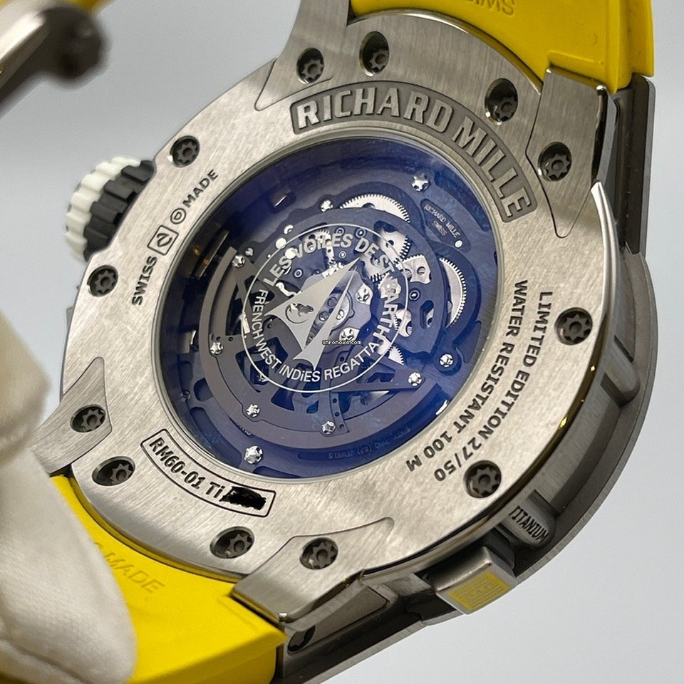 Richard Mille Mens watch Unisex Automatic Titanium rm60-01 6