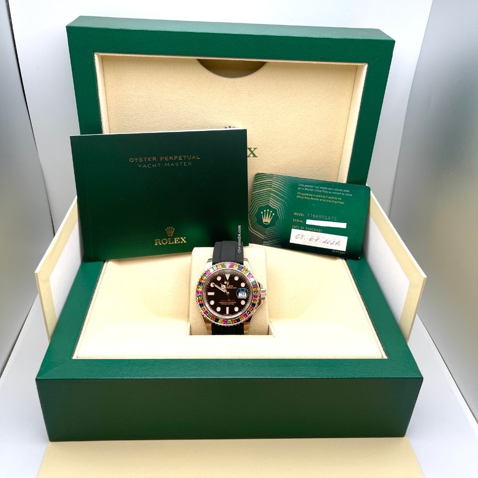 Rolex Yacht-Master 40 Mens watch Unisex Rose gold Automatic 116695 SATS 6