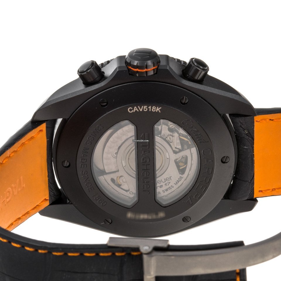 TAG Heuer Grand Carrera Mens watch Unisex Automatic Titanium CAV518K.FC6268 6