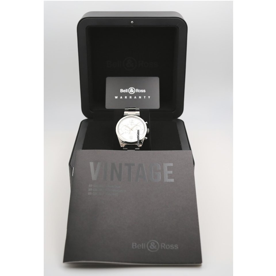 Bell & Ross Vintage Mens watch Unisex Automatic Steel BRG126-WH-ST SST 6