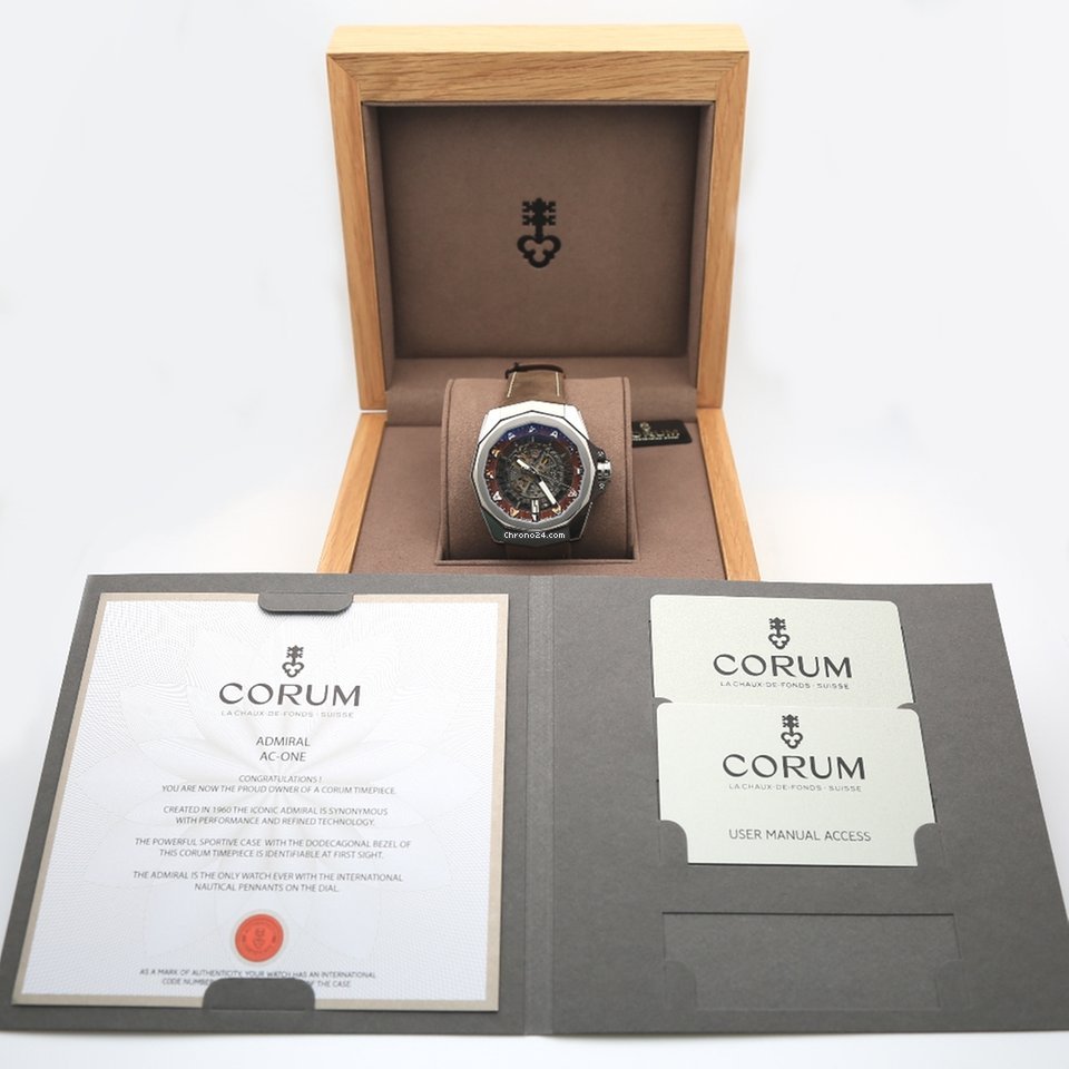Corum Admirals Cup AC-One Mens watch Unisex Automatic Titanium A082 03211 6
