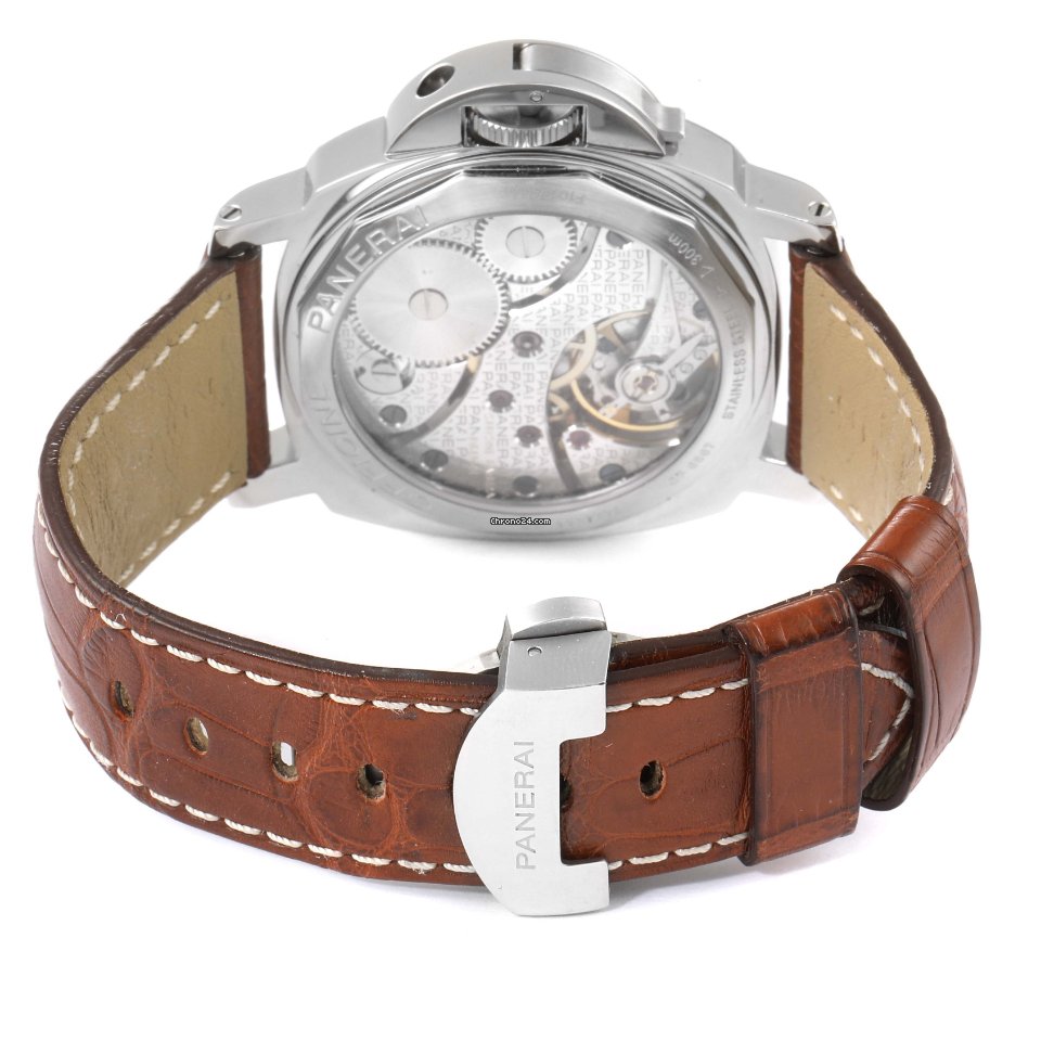 Panerai Luminor Marina Mens watch Unisex Manual winding Steel PAM00113 6