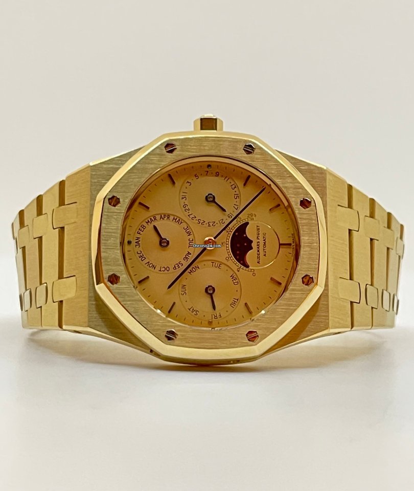 Audemars Piguet Royal Oak Perpetual Calendar Mens watch Unisex Automatic Yellow gold 25654BA 6