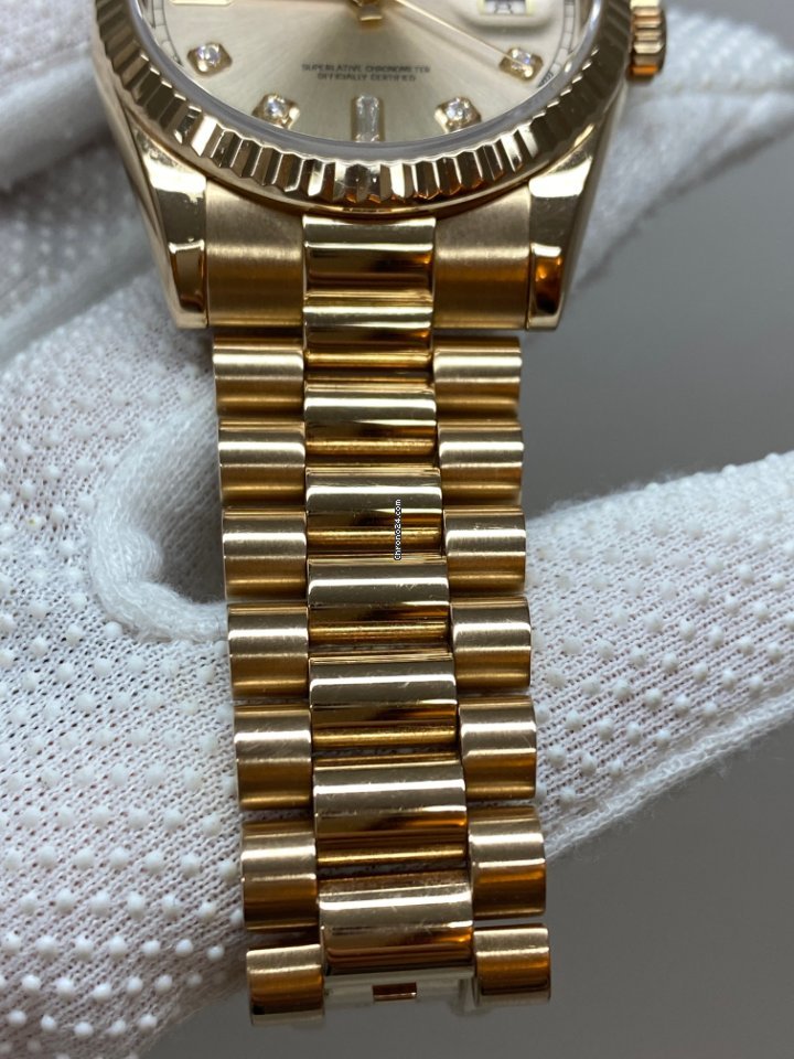 Rolex Day-Date 36 Mens watch Unisex Rose gold Automatic 118235A 6