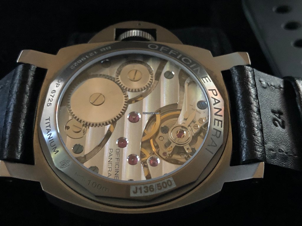 Panerai Luminor Marina Mens watch Unisex Manual winding Titanium PAM 00177 6