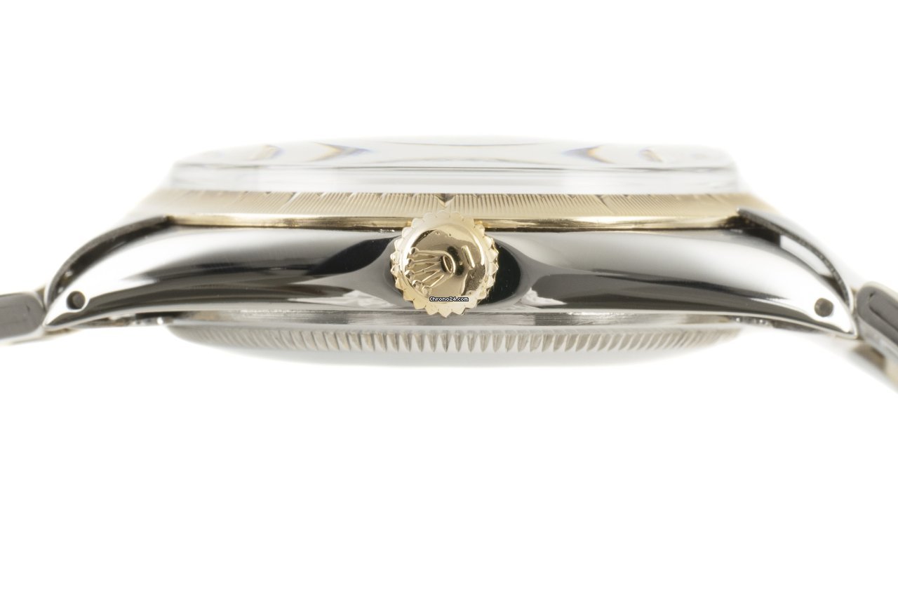 Rolex Oyster Perpetual 34 Mens watch Unisex Gold Steel Automatic 1008 6