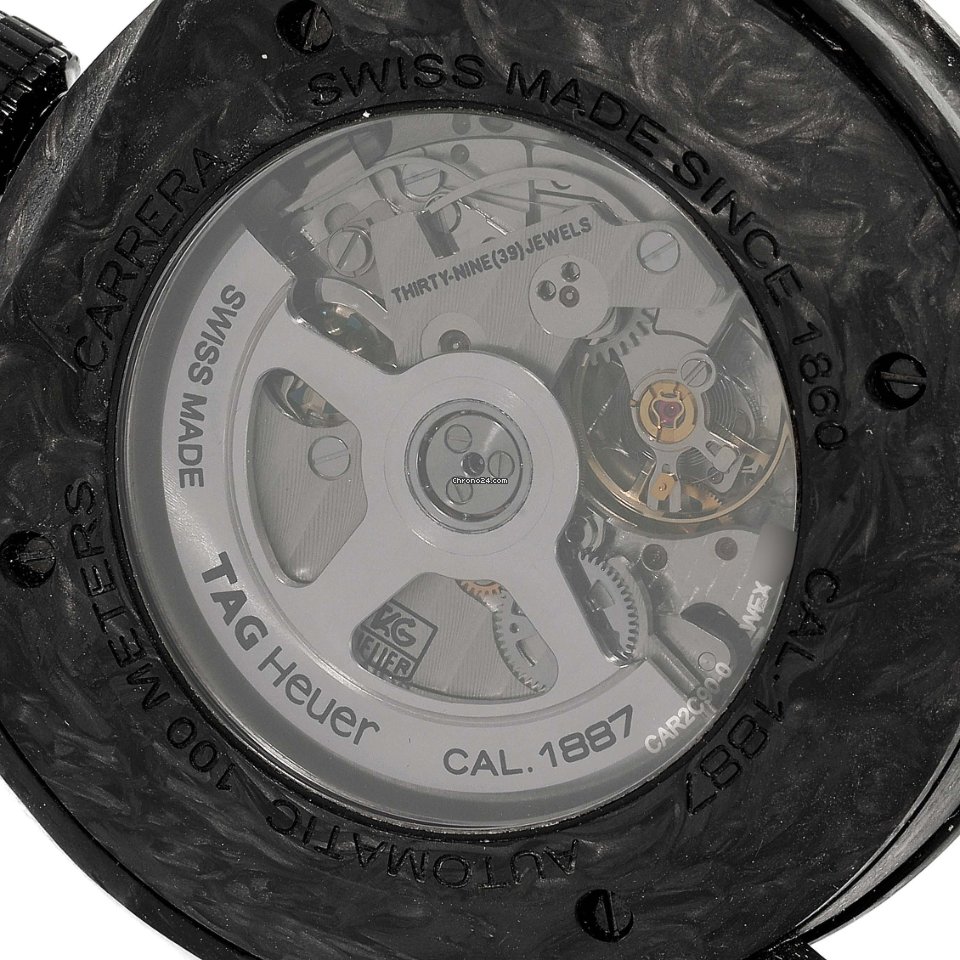 TAG Heuer Carrera Calibre 1887 Mens watch Unisex Automatic Carbon CAR2C90.FC6341 6