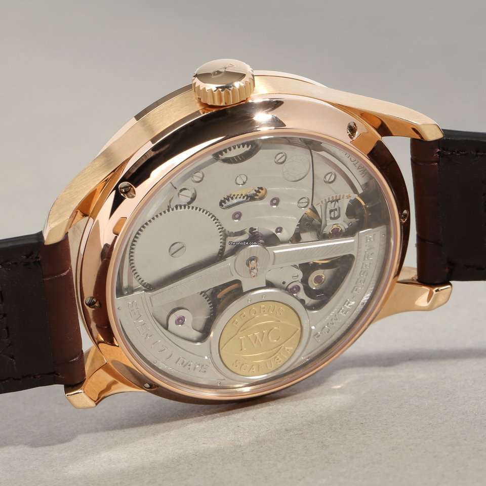 IWC Portuguese Perpetual Calendar Mens watch Unisex Automatic Rose gold IW502103 6