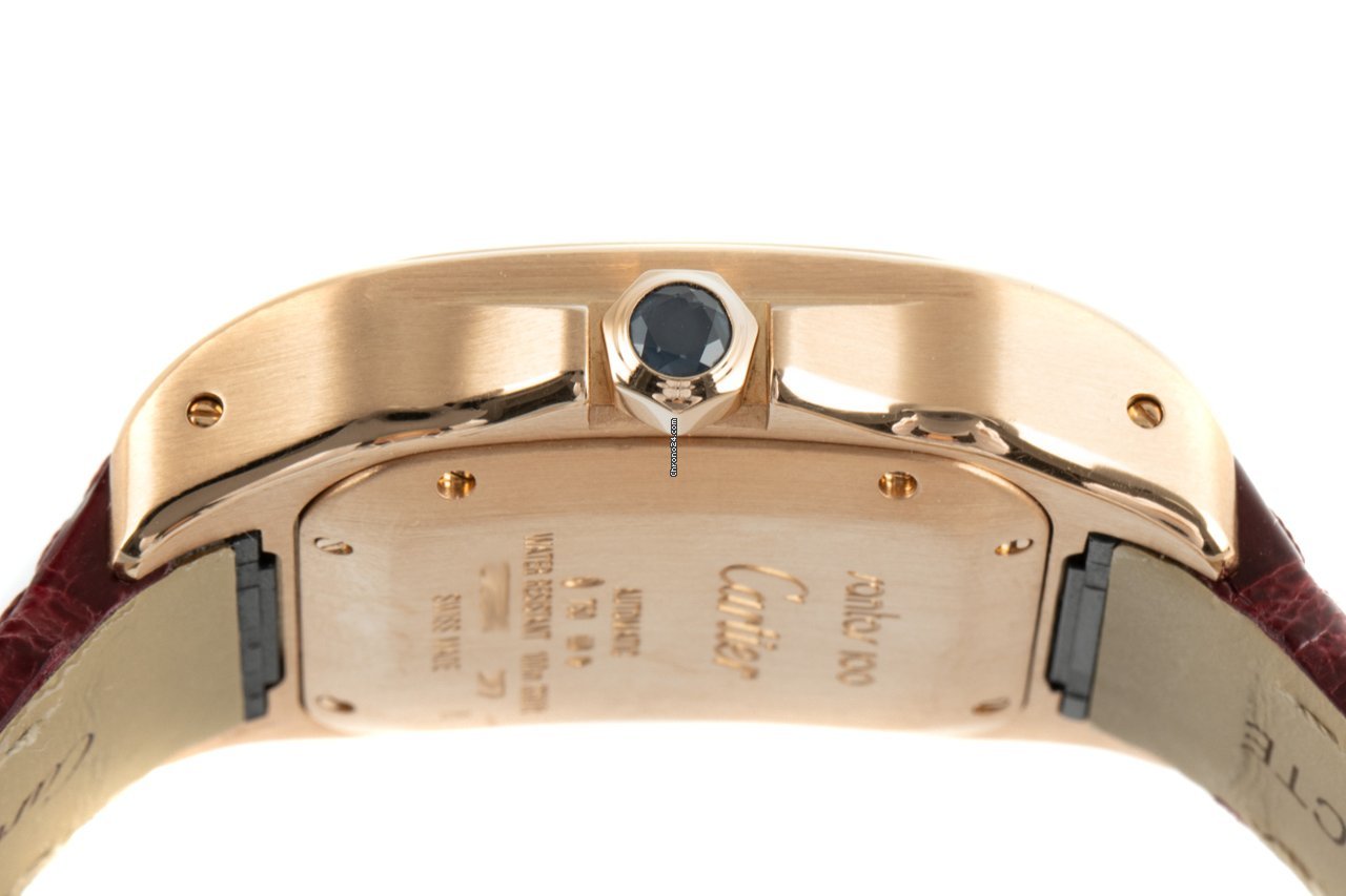 Cartier Santos 100 Mens watch Unisex Automatic Yellow gold 2879 6