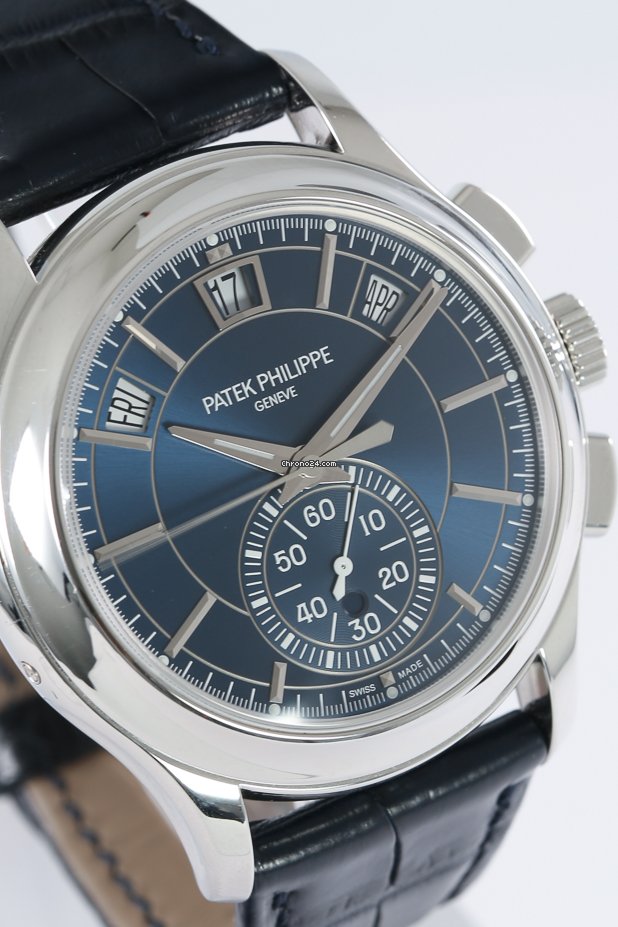 Patek Philippe Annual Calendar Chronograph Mens watch Unisex Automatic Platinum 5905P-001 6