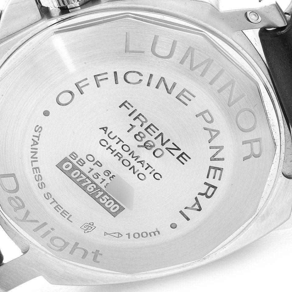 Panerai Luminor Chrono Mens watch Unisex Automatic Steel PAM00356 6