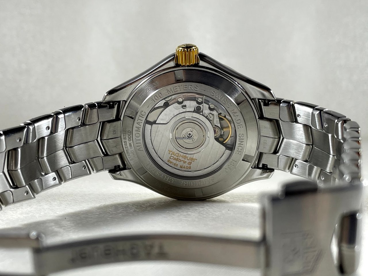 TAG Heuer Link Calibre 6 Gold Steel wat2150.bb0953 6