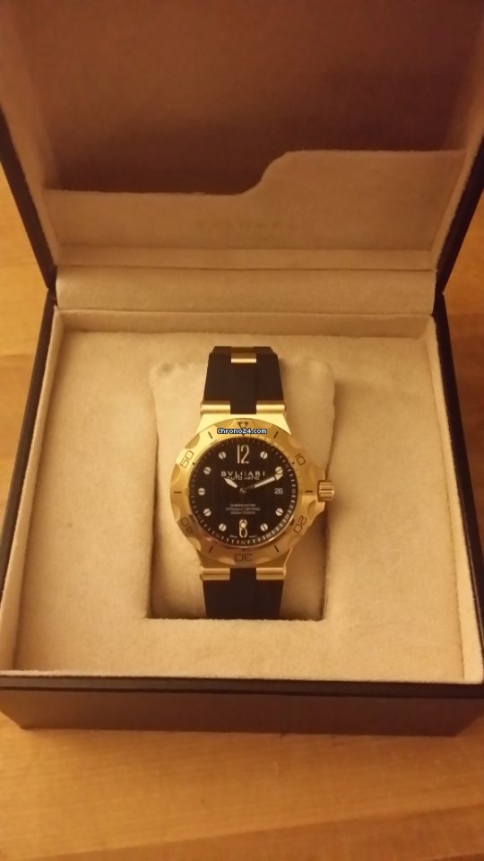Bulgari Diagono Mens watch Unisex Automatic Yellow gold DP42BGVDSD 6