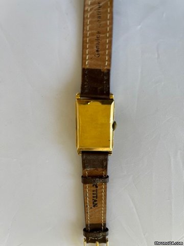 Omega Mens watch Unisex Manual winding Yellow gold Tank Rectangular 88139 6