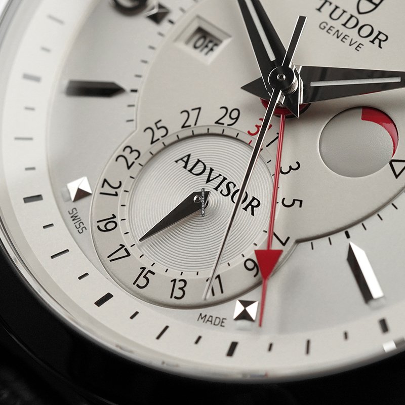 Tudor Heritage Advisor Mens watch Unisex Manual winding Titanium 79620T-0011 6