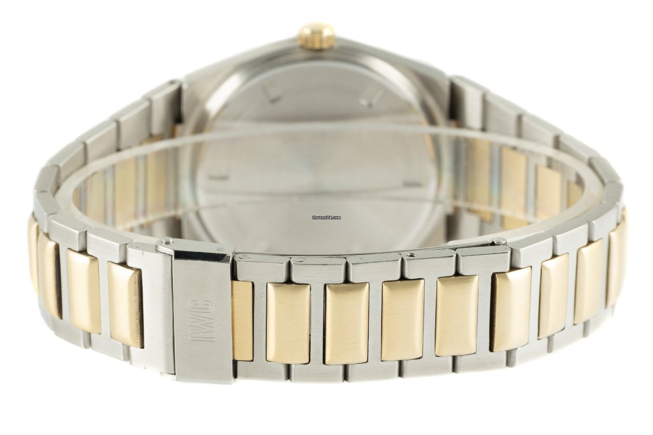 IWC Ingenieur Mens watch Unisex Quartz Gold Steel 3305 6
