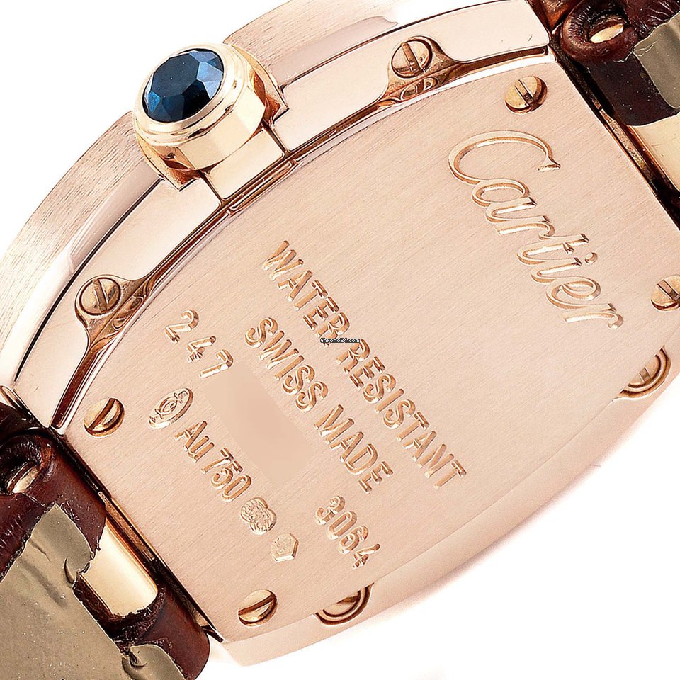 Cartier Baignoire Womens watch Quartz Rose gold W8000007 6