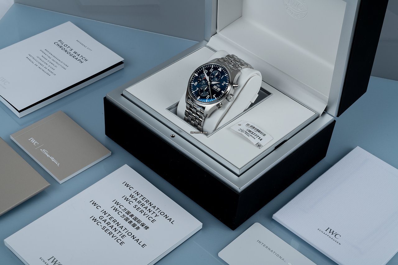 IWC Pilot Chronograph Automatic Steel IW377714 6