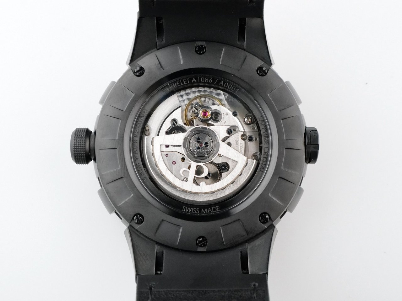 Perrelet Turbine Pilot Mens watch Unisex Automatic Steel A1086 1A 6