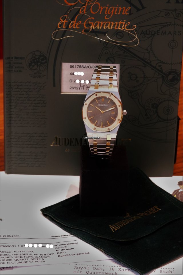 Audemars Piguet Royal Oak Mens watch Unisex Quartz Gold Steel 56175SA.O.0789SA.01 6