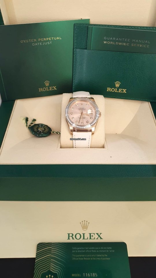 Rolex Datejust 36 Womens watch Rose gold Automatic 116185 6