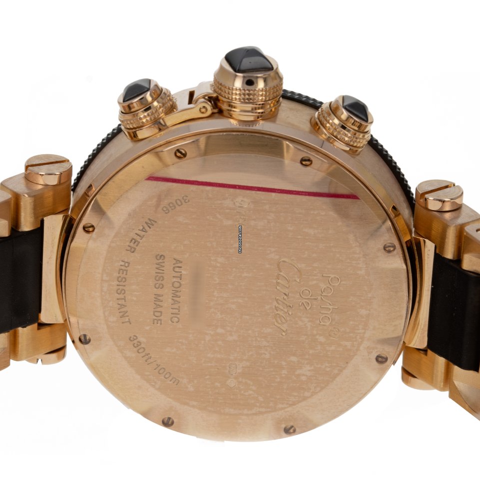 Cartier Pasha Seatimer Mens watch Unisex Automatic Rose gold W301980M  3066 6