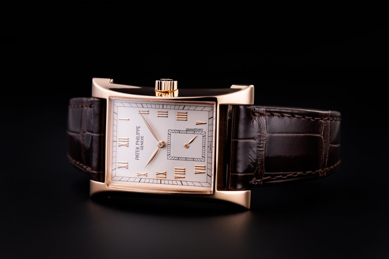 Patek Philippe Pagoda Mens watch Unisex Manual winding Rose gold 5500R 6