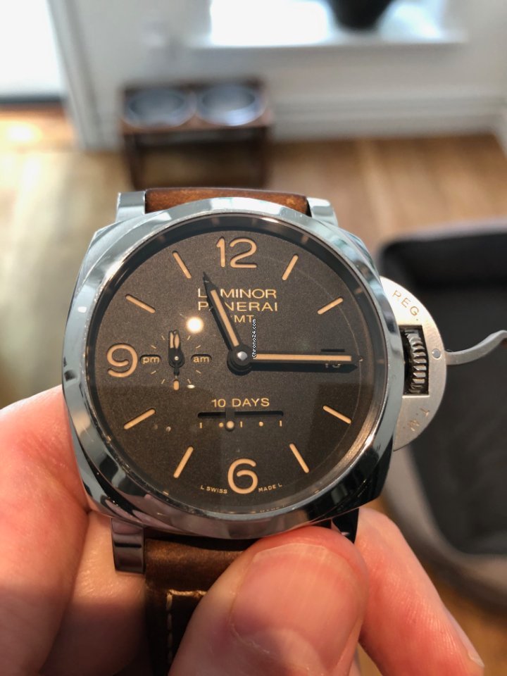 Panerai Luminor 1950 10 Days GMT Mens watch Unisex Automatic Steel PAM 00533 6