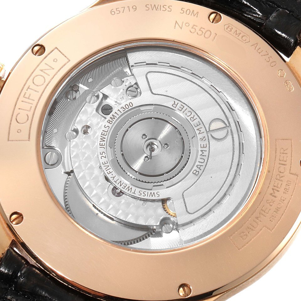 Baume & Mercier Clifton Mens watch Unisex Automatic Rose gold M0A10059 6