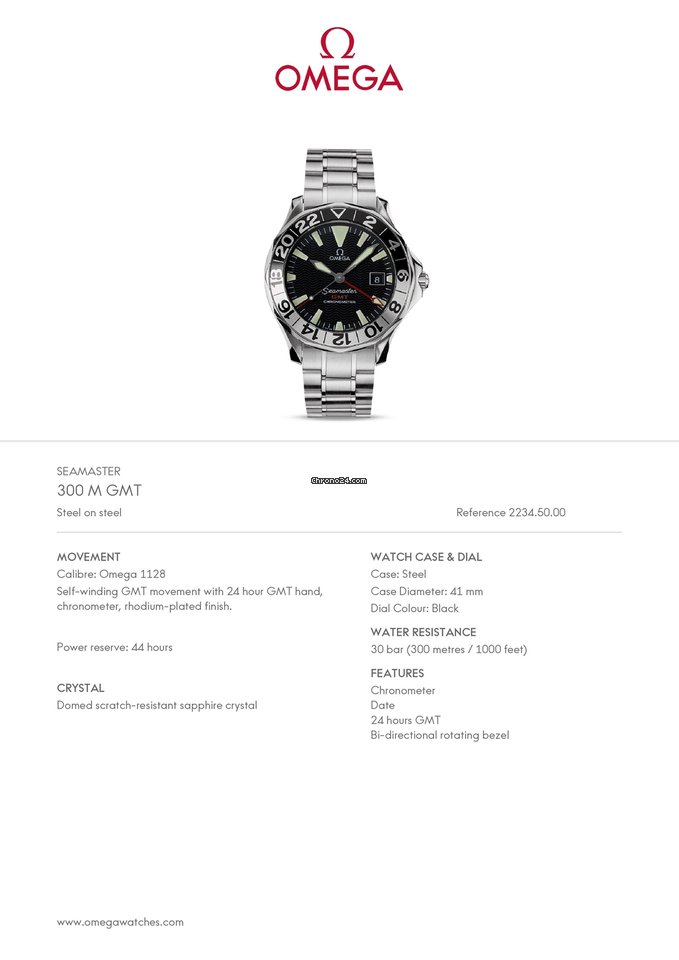 Omega Seamaster Mens watch Unisex Automatic Steel 2234.50 6