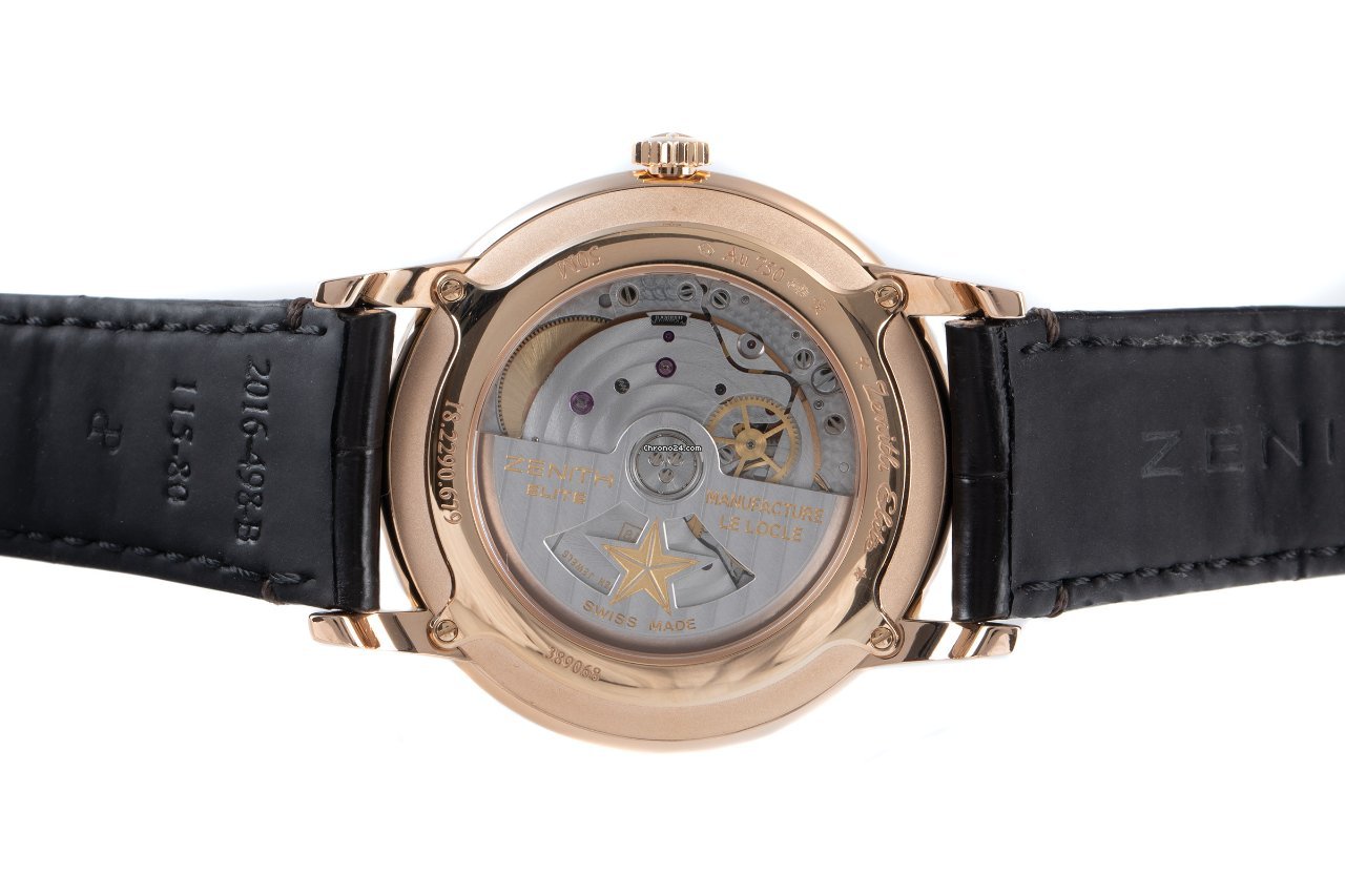 Zenith Elite Mens watch Unisex Automatic Red gold 18.2290.679 6