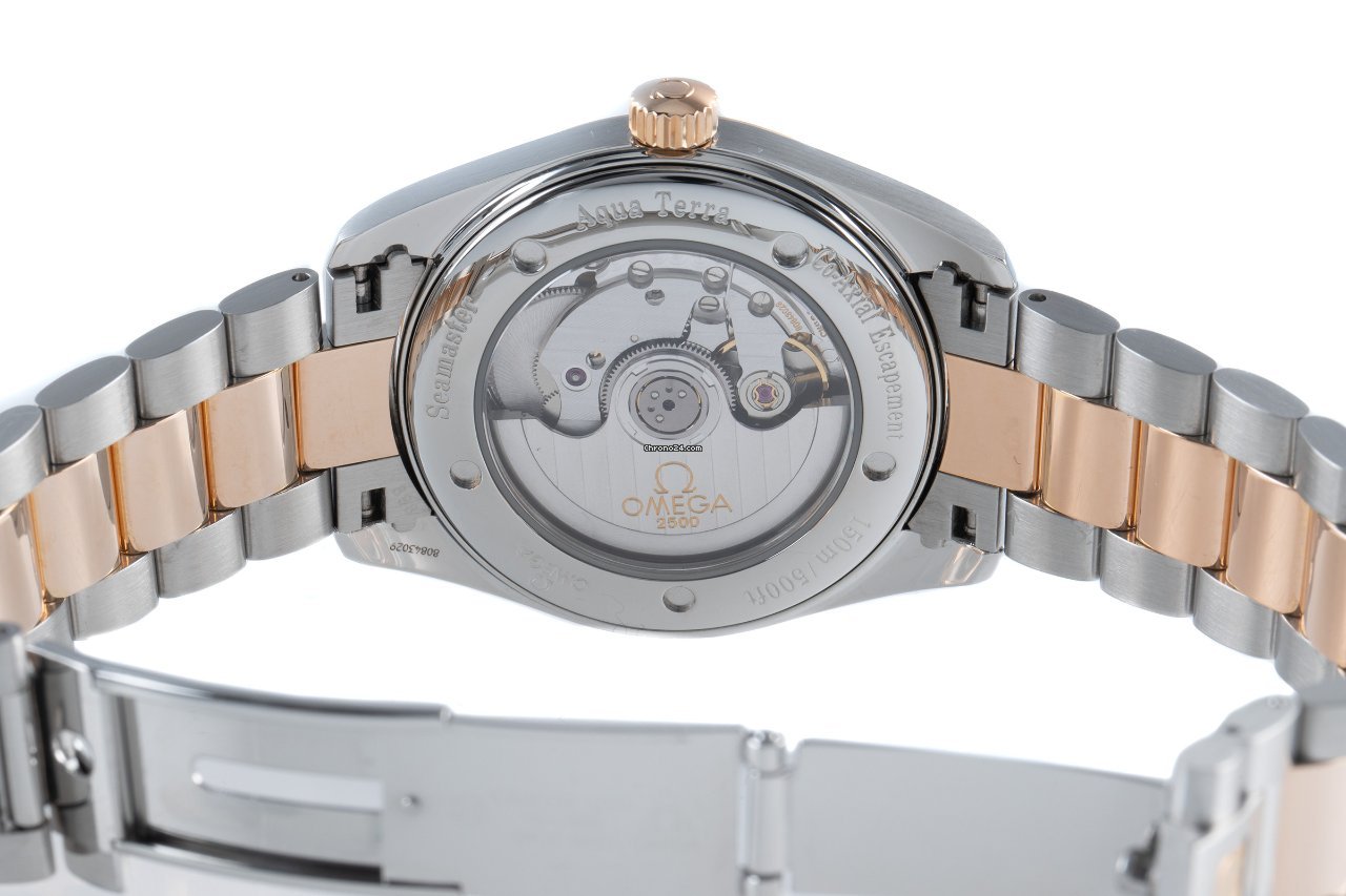 Omega Seamaster Aqua Terra Mens watch Unisex Automatic Gold Steel 2303.30.00 6
