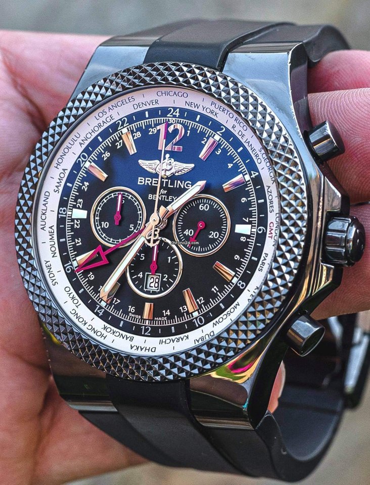 Breitling Bentley GMT Mens watch Unisex Automatic Steel M4736212 B919 6