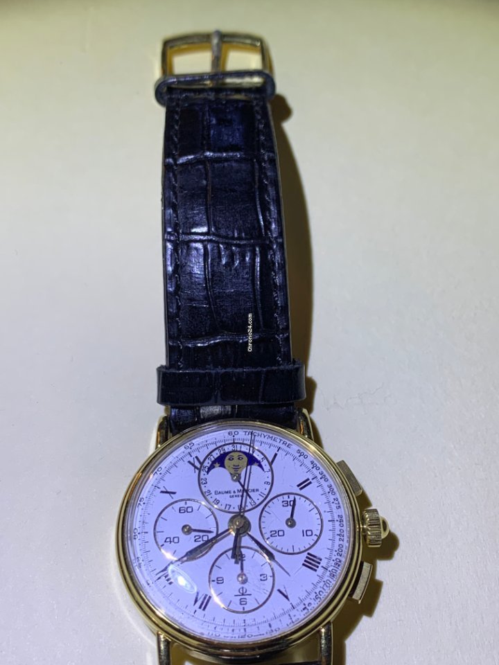 Baume & Mercier Mens watch Unisex Manual winding Yellow gold 6102.099 6