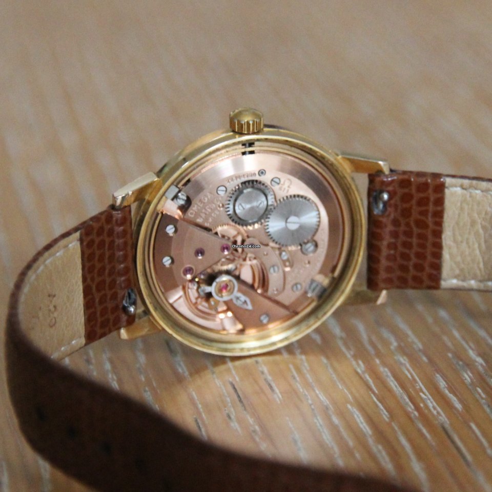 Omega Seamaster Mens watch Unisex Manual winding Yellow gold 136.011 6