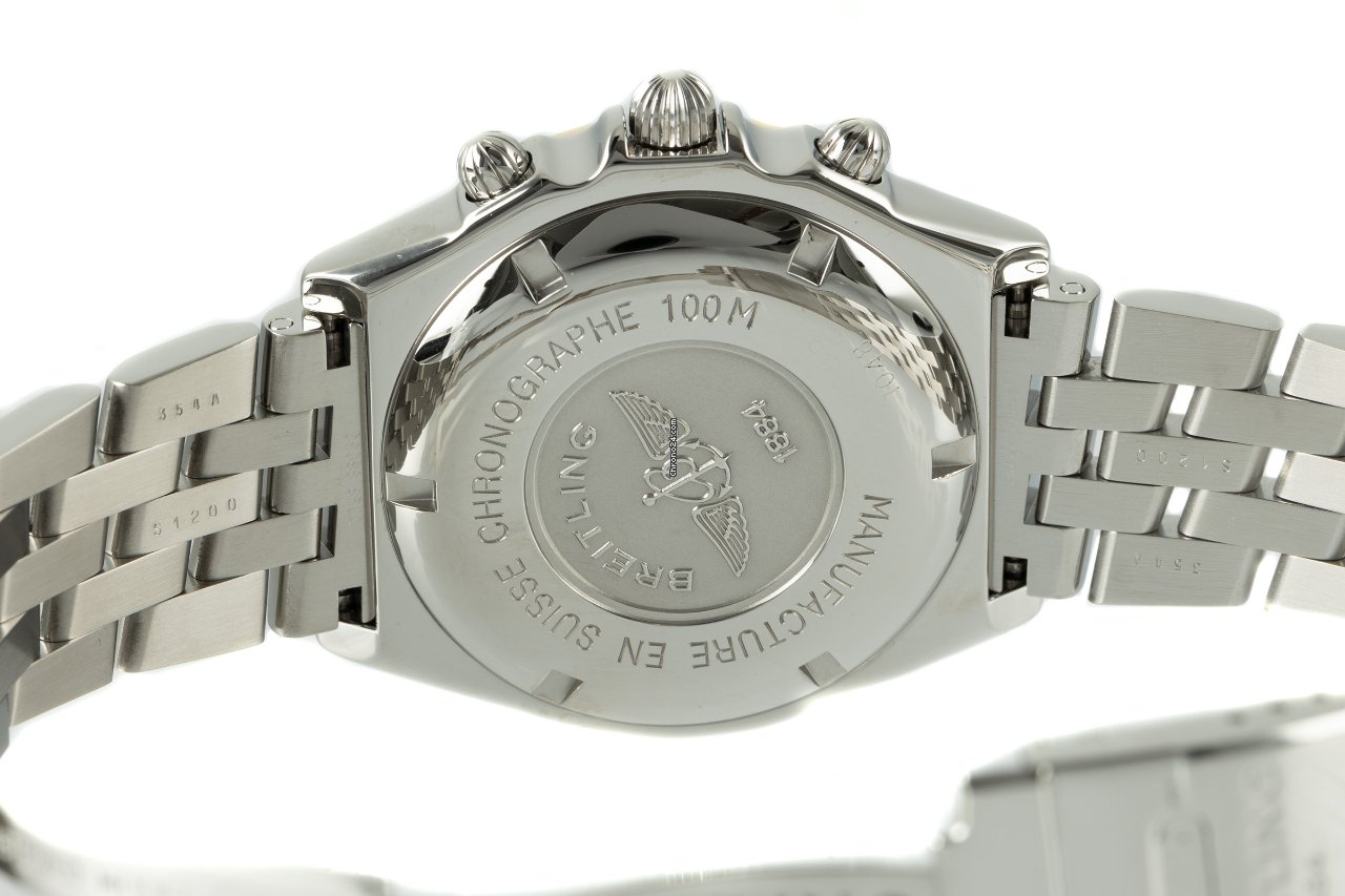 Breitling Crosswind Racing Mens watch Unisex Automatic Gold Steel D13055 6