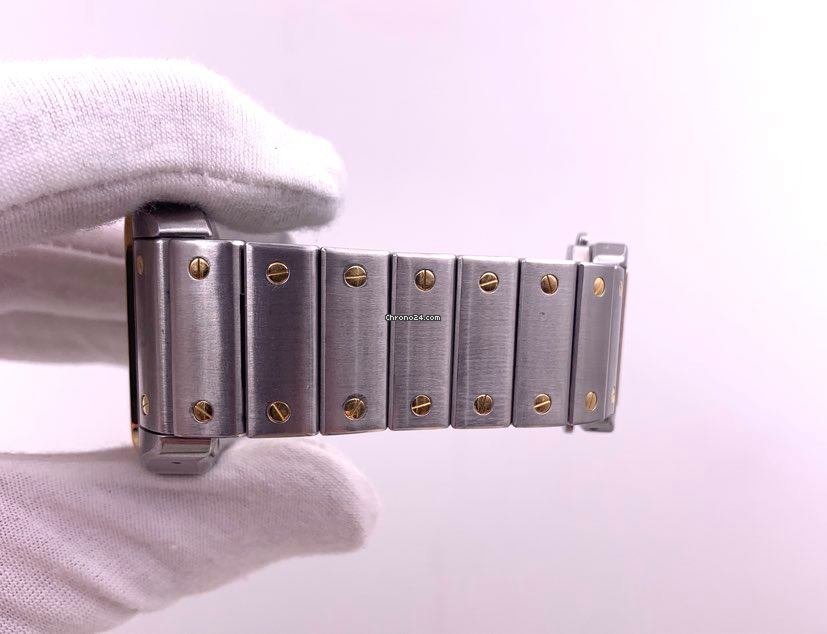 Cartier Santos 100 Mens watch Unisex Automatic Gold Steel W200728G 6