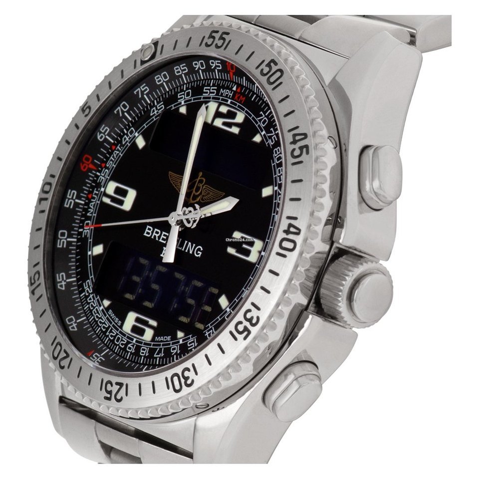 Breitling B-1 Mens watch Unisex Quartz Steel A68062 6