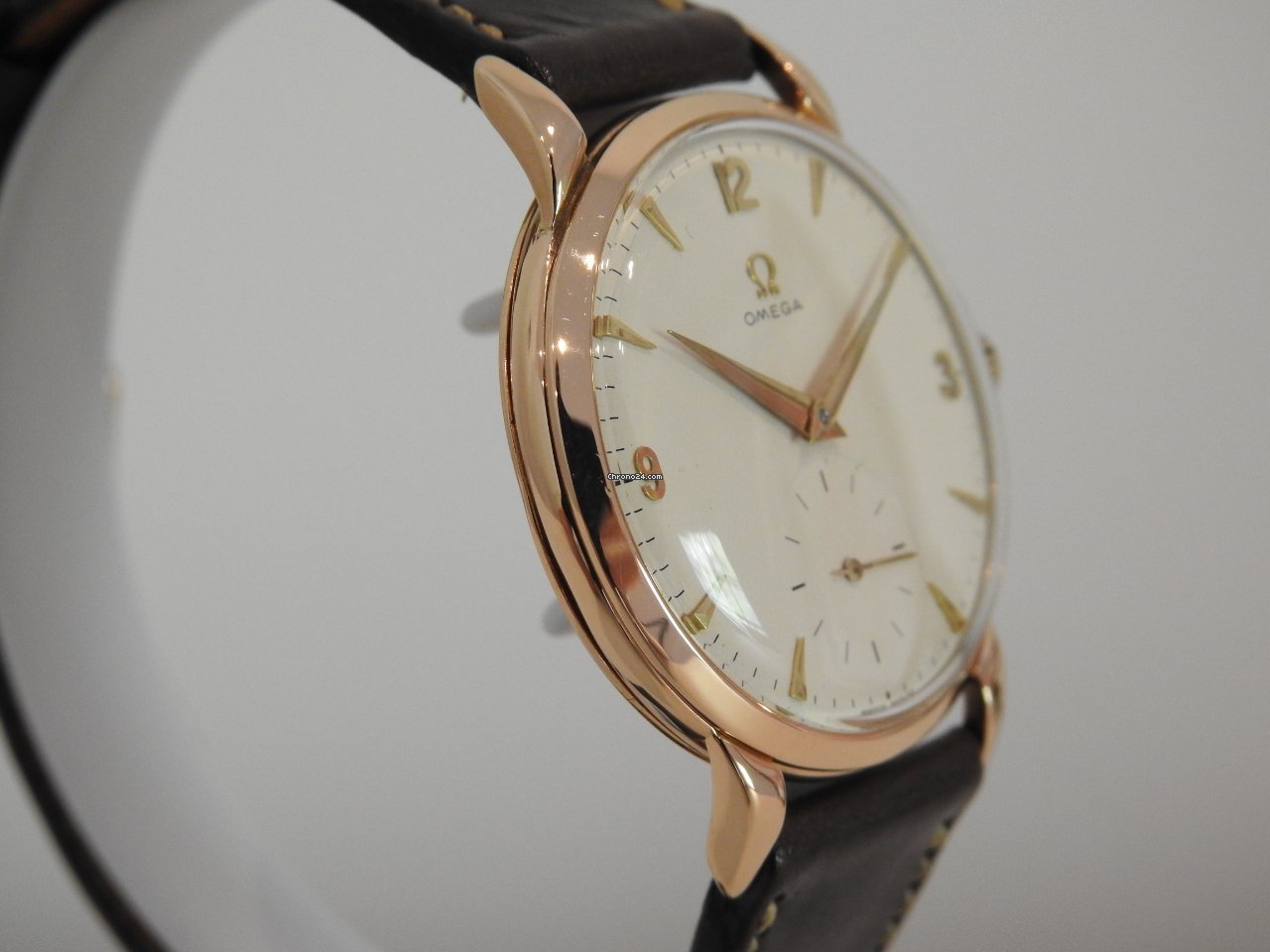 Omega De Ville Tresor Mens watch Unisex Manual winding Rose gold 2685 6