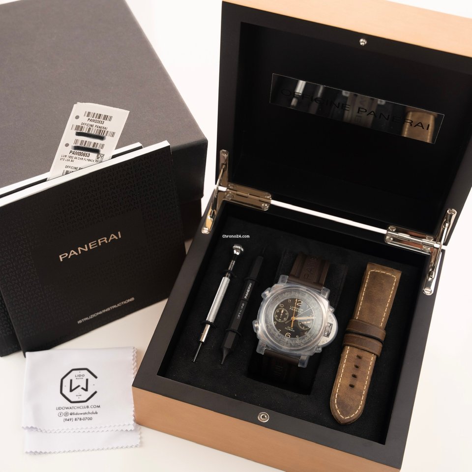 Panerai Luminor 1950 3 Days Chrono Flyback Mens watch Unisex Automatic Steel PAM 00653 6