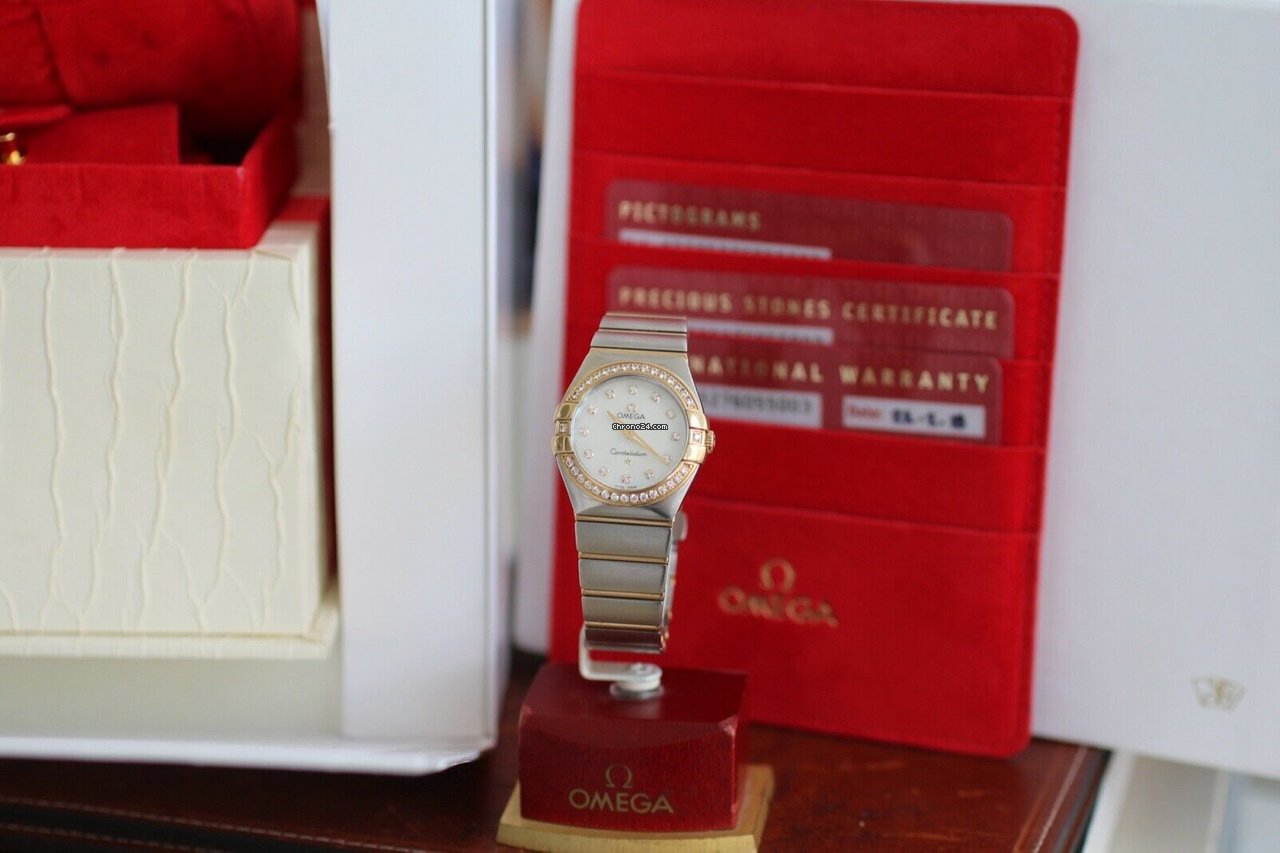 Omega Constellation Quartz Womens watch Quartz Gold Steel 123.25.27.60.55.003 6